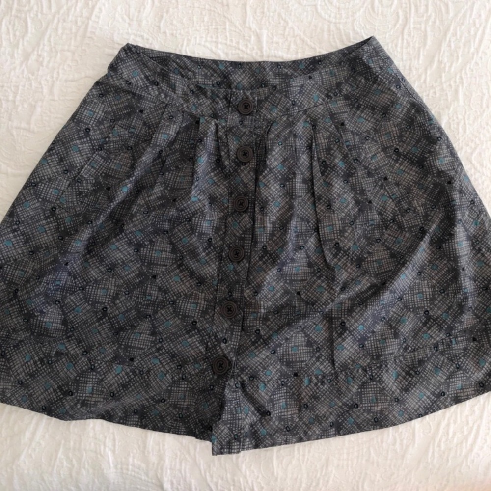 Anthropologie Fei gray skirt